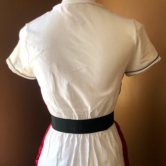 Pleated Corset Style , two-toned tunic - Picture 4 of 6